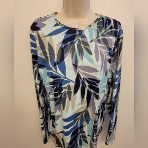 NWT Hang Ten Ladies Long Sleeve Swim Rash Guard